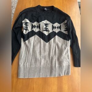 Women’s  Black and Gray Sweater